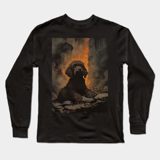 LADY - DARK FANTASY ART STYLE DOG Long Sleeve T-Shirt